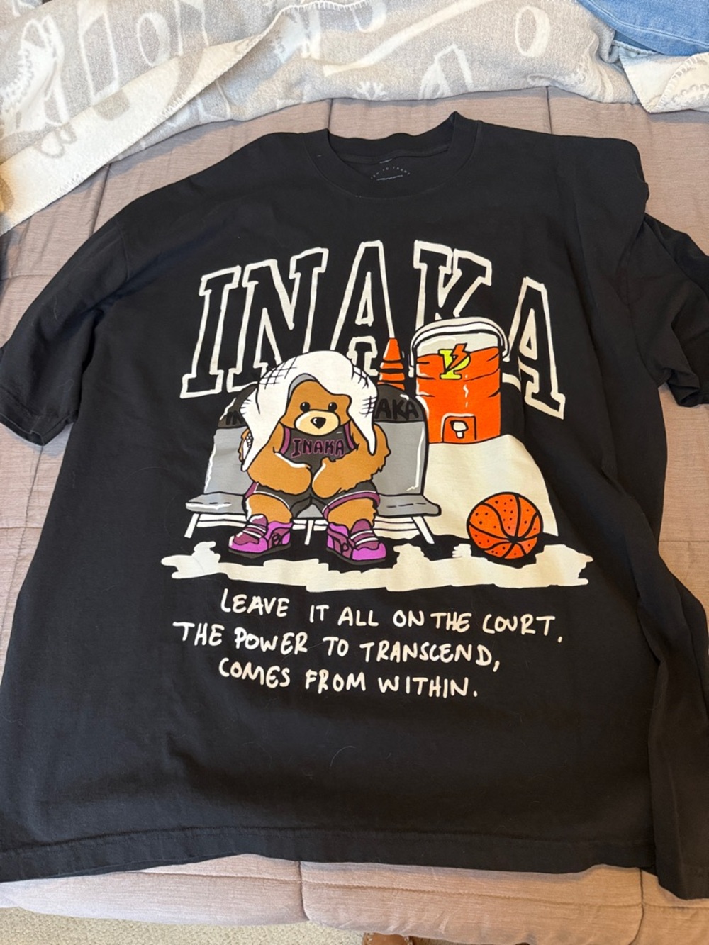 Inaka Black Crewneck Graphic Tee LIMITED EDITION